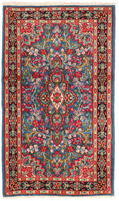  Persisk Kerman Tæppe 118X202 Rød/Blå (Uld, Persien/Iran)