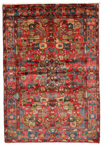  Persialainen Nahavand Old Matot Matto 161X230 Tummanpunainen/Musta (Villa, Persia/Iran)