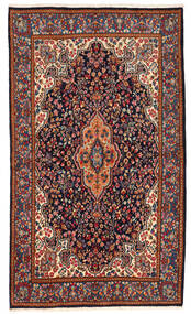 Kerman Rug 147X253 Persian Wool Red/Dark Purple Small Carpetvista
