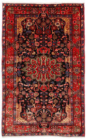絨毯 オリエンタル ナハバンド オールド 157X250 ダークレッド/レッド (ウール, ペルシャ/イラン)