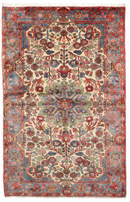 絨毯 オリエンタル ナハバンド オールド 152X236 レッド/ベージュ (ウール, ペルシャ/イラン)
