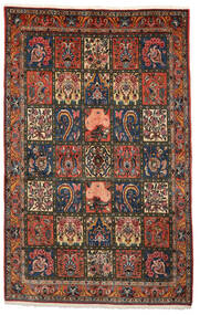 Bakhtiari Collectible Rug 160X253 Black/Dark Red Wool, Persia/Iran Carpetvista