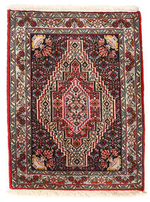  Persialainen Senneh Matot Matto 72X95 Tummanpunainen/Punainen (Villa, Persia/Iran)