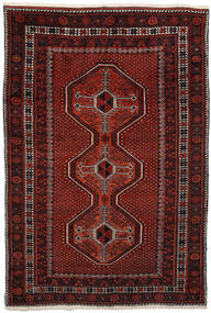  Afshar Rug 150X225 Persian Wool Dark Red/Red Small Carpetvista