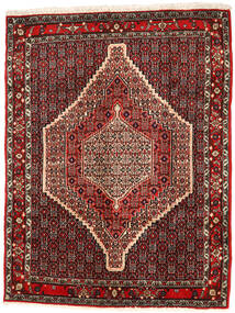 128X167 Tapis Senneh D'orient Rouge/Marron (Laine, Perse/Iran) Carpetvista