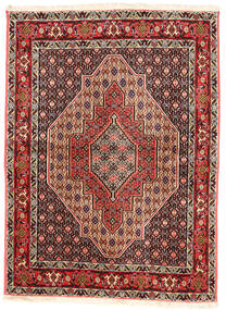  Perzisch Senneh Vloerkleed 117X160 Rood/Bruin Carpetvista