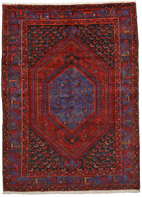 絨毯 オリエンタル ザンジャン 151X206 レッド/ダークレッド (ウール, ペルシャ/イラン)