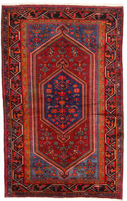 Hamadan Rug 135X215 Red/Brown Wool, Persia/Iran Carpetvista