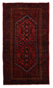  Persialainen Zanjan Matot Matto 130X233 Tummanpunainen/Punainen (Villa, Persia/Iran)
