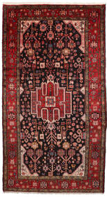  Nahavand Rug 156X286 Persian Wool Brown/Red Small Carpetvista