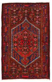 Tapete Zanjan 136X218 Vermelho/Rosa Escuro (Lã, Pérsia/Irão)