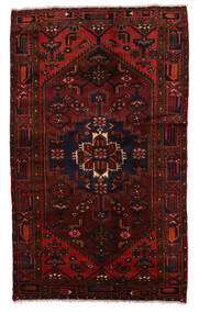 絨毯 ペルシャ ザンジャン 132X220 ダークレッド/レッド (ウール, ペルシャ/イラン)
