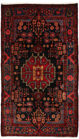 Tapete Persa Nahavand 155X270 Vermelho Escuro/Vermelho (Lã, Pérsia/Irão)