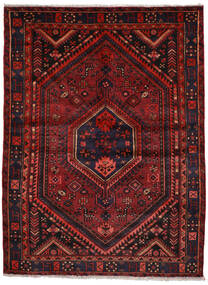 絨毯 ペルシャ ザンジャン 155X206 ダークレッド/レッド (ウール, ペルシャ/イラン)