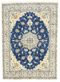  Oriental Nain Rug 168X230 Beige/Dark Blue Wool, Persia/Iran Carpetvista