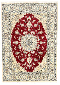  Nain Rug 167X240 Persian Wool Beige/Dark Red Carpetvista