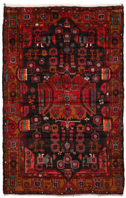  Persischer Nahavand Teppich 165X260 Dunkelrot/Rot (Wolle, Persien/Iran)