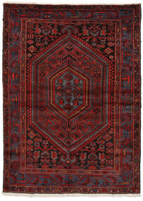  Oriental Zanjan Rug 150X207 Dark Red/Red Wool, Persia/Iran Carpetvista