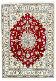 絨毯 ナイン 168X237 ベージュ/グレー (ウール, ペルシャ/イラン)