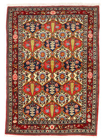  Persialainen Bakhtiar Collectible Matot 106X147 Ruskea/Punainen Carpetvista
