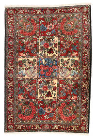 106X154 Tapete Oriental Bakhtiari Collectible Castanho/Vermelho (Lã, Pérsia/Irão) Carpetvista