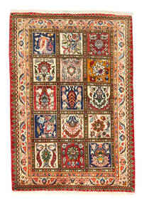絨毯 ペルシャ バクティアリ Collectible 105X150 茶色/ベージュ (ウール, ペルシャ/イラン)