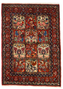 106X150 Tapete Oriental Bakhtiari Collectible Castanho/Vermelho (Lã, Pérsia/Irão) Carpetvista