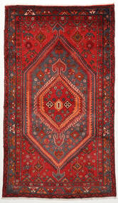 Tappeto Persiano Zanjan 128X220 Rosso/Rosso Scuro (Lana, Persia/Iran)