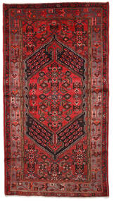 Zanjan Tæppe 130X244 Rød/Mørkerød Uld, Persien/Iran Carpetvista