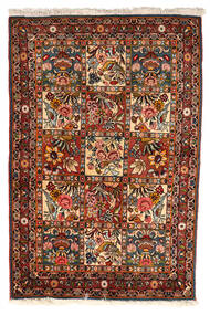 絨毯 ペルシャ バクティアリ Collectible 102X151 茶色/ベージュ (ウール, ペルシャ/イラン)