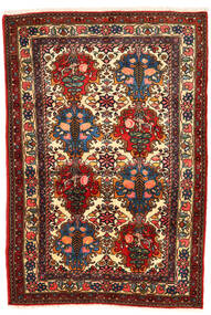 絨毯 ペルシャ バクティアリ Collectible 108X157 茶色/ダークレッド (ウール, ペルシャ/イラン)