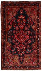 Alfombra Hamadan 125X213 Rojo Oscuro/Rojo (Lana, Persia/Irán)