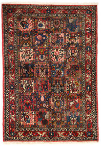 Tapete Persa Bakhtiari Collectible 101X151 Vermelho Escuro/Vermelho (Lã, Pérsia/Irão)