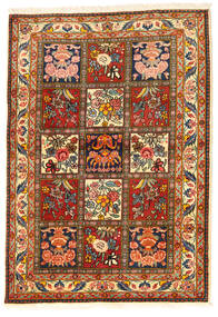 絨毯 ペルシャ バクティアリ Collectible 108X155 茶色/ベージュ (ウール, ペルシャ/イラン)