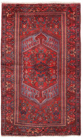  133X218 Zanjan Teppich Rot/Dunkelrot Persien/Iran Carpetvista