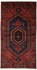 124X229 러그 오리엔탈 Zanjan 다크 레드/빨간색 (울, 페르시아/이란) Carpetvista