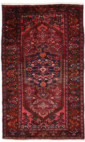絨毯 ザンジャン 132X225 ダークレッド/レッド (ウール, ペルシャ/イラン)