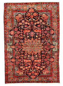 絨毯 オリエンタル ナハバンド オールド 158X230 茶色/レッド (ウール, ペルシャ/イラン)