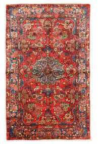 Nahavand Old Rug 150X240 Red/Dark Red Wool, Persia/Iran Carpetvista