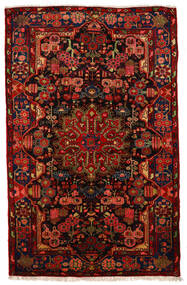  Itämainen Nahavand Old Matot Matto 160X250 Tummanpunainen/Punainen Villa, Persia/Iran Carpetvista