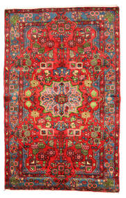 絨毯 オリエンタル ナハバンド オールド 151X243 レッド/茶色 (ウール, ペルシャ/イラン)