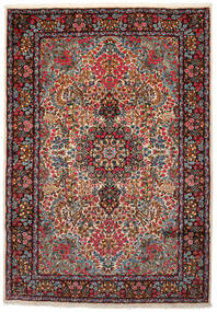  211X305 Kerman Teppich Rot/Dunkelrot Persien/Iran Carpetvista