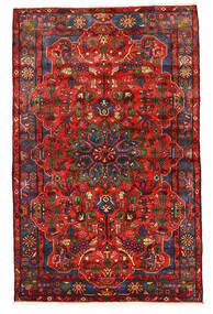 Nahavand Old Rug 159X250 Red/Brown Wool, Persia/Iran Carpetvista
