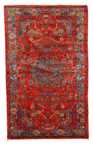 絨毯 オリエンタル ナハバンド オールド 152X245 レッド/茶色 (ウール, ペルシャ/イラン)