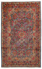Tapete Kerman 183X296 Vermelho/Vermelho Escuro (Lã, Pérsia/Irão)