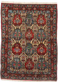 108X148 Tapete Oriental Bakhtiari Collectible Castanho/Vermelho (Lã, Pérsia/Irão) Carpetvista