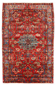 絨毯 オリエンタル ナハバンド オールド 151X235 レッド/茶色 (ウール, ペルシャ/イラン)