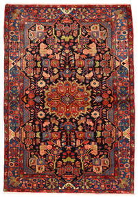 絨毯 ナハバンド オールド 160X230 レッド/ダークレッド (ウール, ペルシャ/イラン)