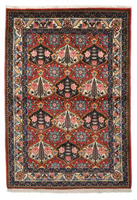  Persischer Bachtiar Collectible Teppich 105X150 Dunkelrot/Beige Carpetvista