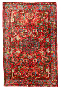 絨毯 オリエンタル ナハバンド オールド 155X235 レッド/茶色 (ウール, ペルシャ/イラン)